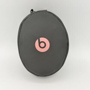 Beats by Dr. Dre Solo Headphone Padded‎ Travel Case Black Pink Logo